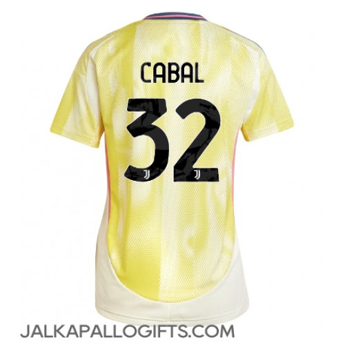 Juventus Juan Cabal #32 Vieraspaita Naiset 2024-25 Lyhythihainen